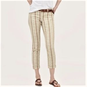 Ann Taylor Chevron Print Crop Jeans